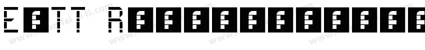 E-TT Regular字体转换